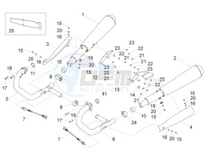 V9 Roamer 850 (APAC) drawing Uitlaat