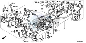 VFR1200XDC drawing WIRE HARNESS