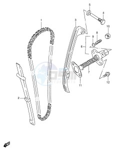 LT-F160 (P28) drawing CAM CHAIN