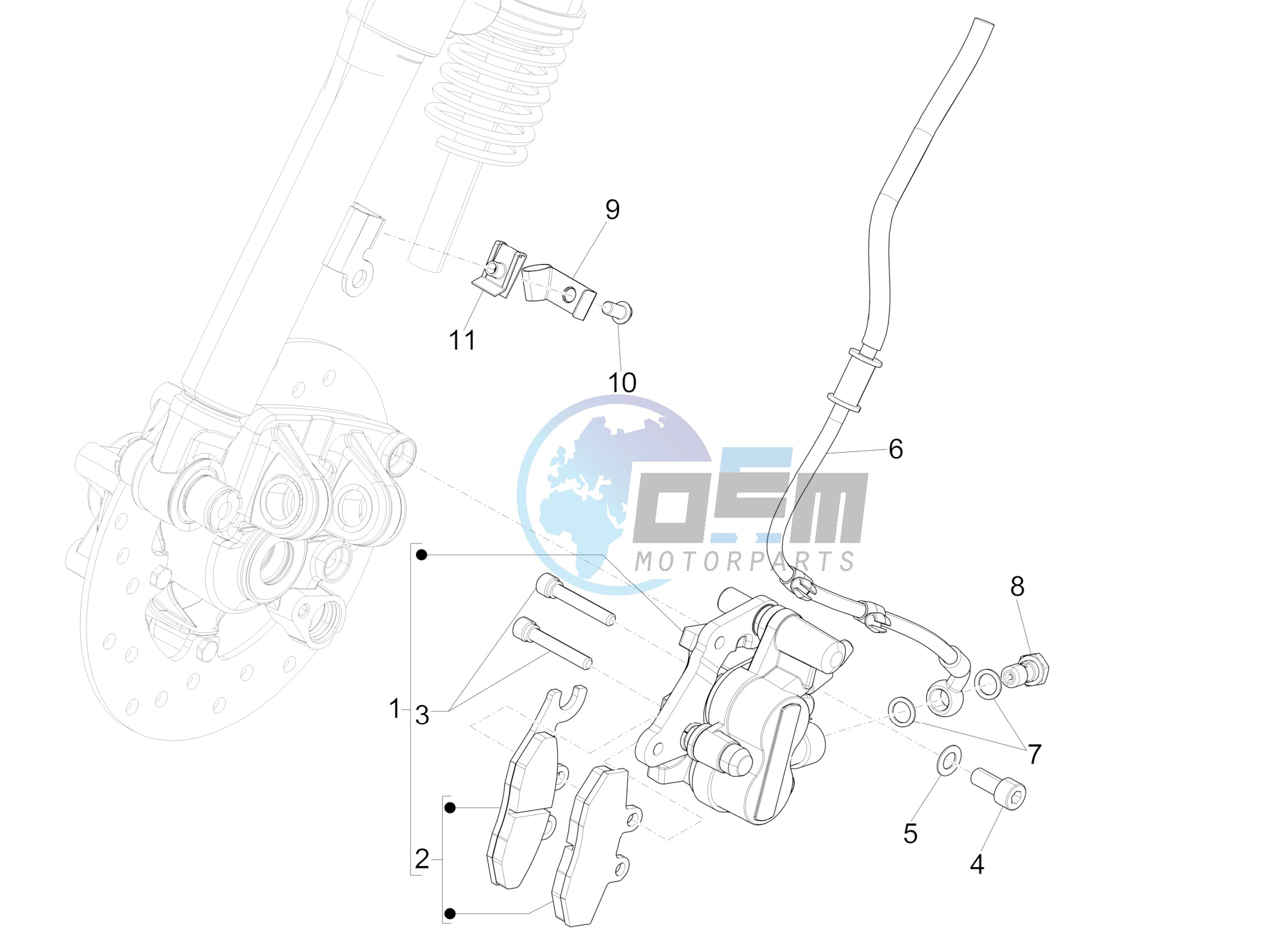 Brakes pipes - Calipers