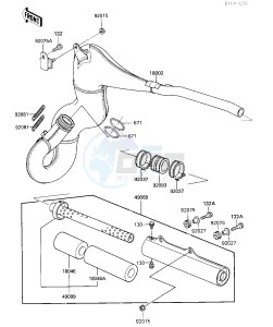 KX 500 B [KX500] (B1) [KX500] drawing MUFFLER