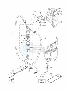 FL225BETX drawing FUEL-SUPPLY-1