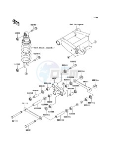 Z750S ZR750K6F FR GB XX (EU ME A(FRICA) drawing Suspension