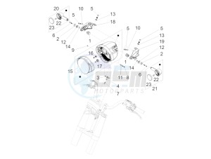 California 1400 Custom ABS 1380 USA-CND drawing Front lights