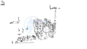 SENDA R-SM DRD RACING - 125 CC VTHDR2A1A VTHDR1A1A 4T drawing GEAR CHANGE MECHANISM