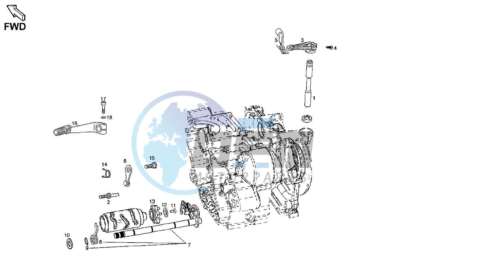 GEAR CHANGE MECHANISM