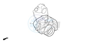 XR250R drawing GASKET KIT B