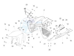 RSV4 1000 RR (EMEA) (EU, IL) drawing Front mudguard-Pillar