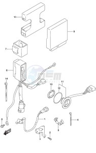 DF 60A drawing PTT Switch/Engine Control Unit