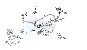 SENDA SM DRD RACING LTD - 50 CC VTHSR2A2B drawing REAR BRAKING SYSTEM