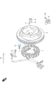 DF 9.9B drawing Magneto Electric Start