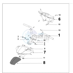 KISBEE RS drawing HANDLEBAR