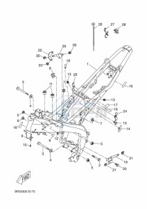 MT-125 ABS MT125-A (BR37) drawing FRAME