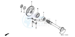 CRF450XD CRF450X Europe Direct - (ED) drawing BALANCER