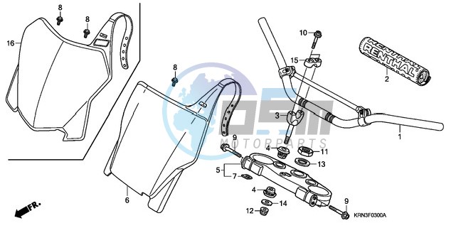 HANDLE PIPE/TOP BRIDGE