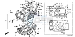 NC700XD NC700X 2ED drawing CRANKCASE