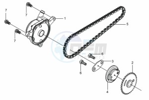 GTS250 INJECTION drawing CYLINDER HEAD SIDE COVER