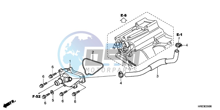 WATER PUMP COVER