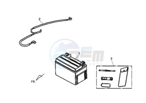 JET 4 R50 NAKED drawing BATTERY