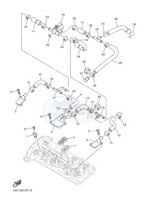 FJR1300AE FJR1300-AE (2PD1 2PD2 2PD6) drawing AIR INDUCTION SYSTEM