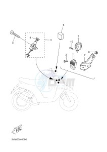 CW50 BOOSTER SPIRIT (5WWW 5WWW) drawing ELECTRICAL 1