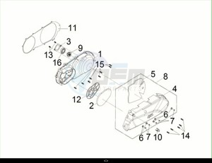 CRUISYM a 300 (LV30W2Z1-EU) (M2) drawing L CRANK CASE COVER