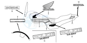 CB250 drawing STRIPE/MARK (1)