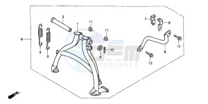 XL600V TRANSALP drawing STAND SET (XL600VK/VL/VM/VN/VP/VR)