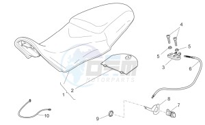 Griso S.E. 1200 8V USA-CND drawing Saddle