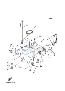 Z250D drawing LOWER-CASING-x-DRIVE-2