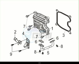 CRUISYM a 300 (LV30W3-EU) (M3) drawing CYLINDER HEAD COVER