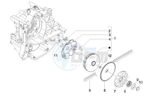 LX 50 4T-4V NL drawing Driving pulley