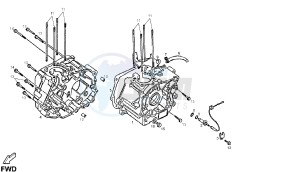 DXR - 250 CC drawing CRANKCASE