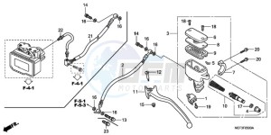 FJS400D9 Europe Direct - (ED) drawing REAR BRAKE MASTER CYLINDER