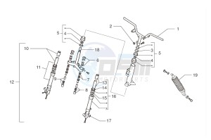 Ark LC Blue-Silver 125 drawing Suspensions