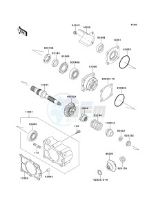 KAF 620 A6 [MULE 2510 4X4] (A6) [MULE 2510 4X4] drawing BEVEL GEAR CASE