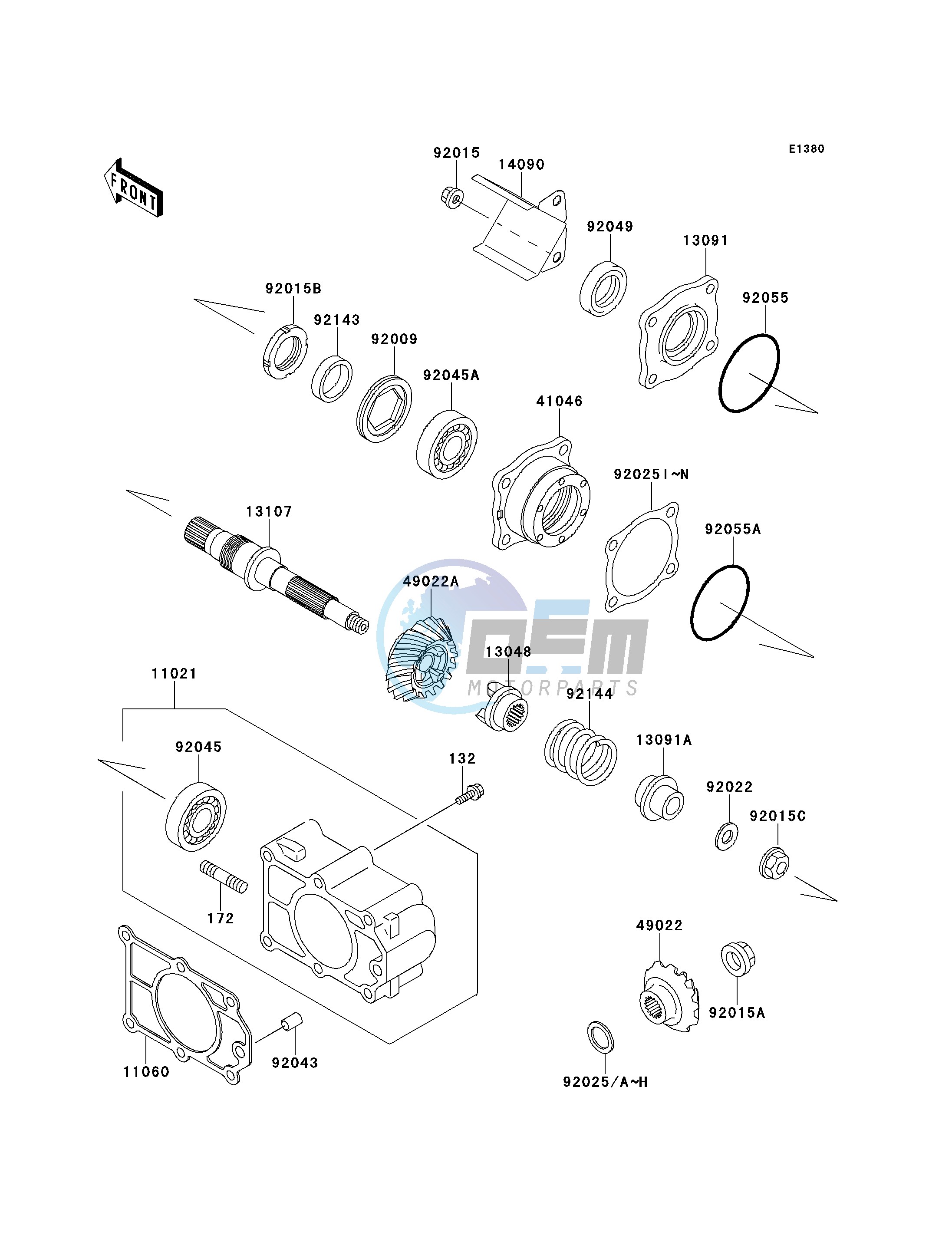 BEVEL GEAR CASE