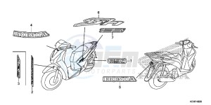 SH125AE SH125A UK - (E) drawing MARK