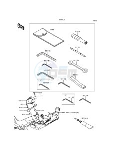 NINJA H2R ZX1000PGF EU drawing Owner's Tools