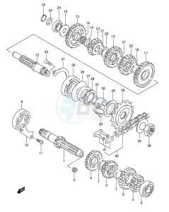 GZ250 (P19) drawing TRANSMISSION