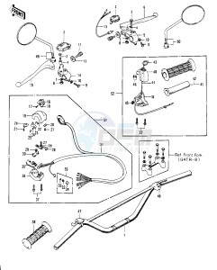 G4 TR (A-C) 100 drawing HANDLEBAR G4TR-B 1_2 -- 70-73- -