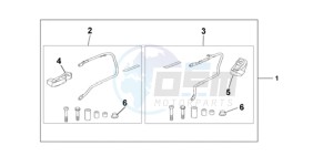 CBF1000SA Europe Direct - (ED / ABS) drawing PANNIER STAY