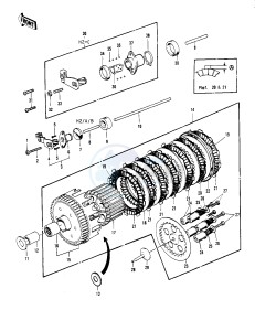 H2 B [MACH IV] (-B) 750 [MACH IV] drawing CLUTCH