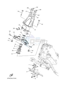 XP500A T-MAX 530 (2PW2) drawing STEERING