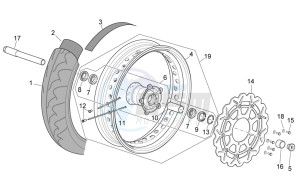 RXV-SXV 450-550 drawing Front wheel II