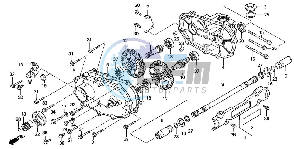 FRONT DRIVESHAFT