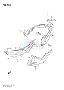 VZR1800 (E2) INTRUDER drawing REAR FENDER (VZR1800L1 E2)