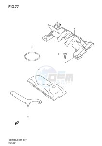 GSR750 ABS EU drawing HOLDER