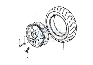 ET4 50 drawing Front wheel