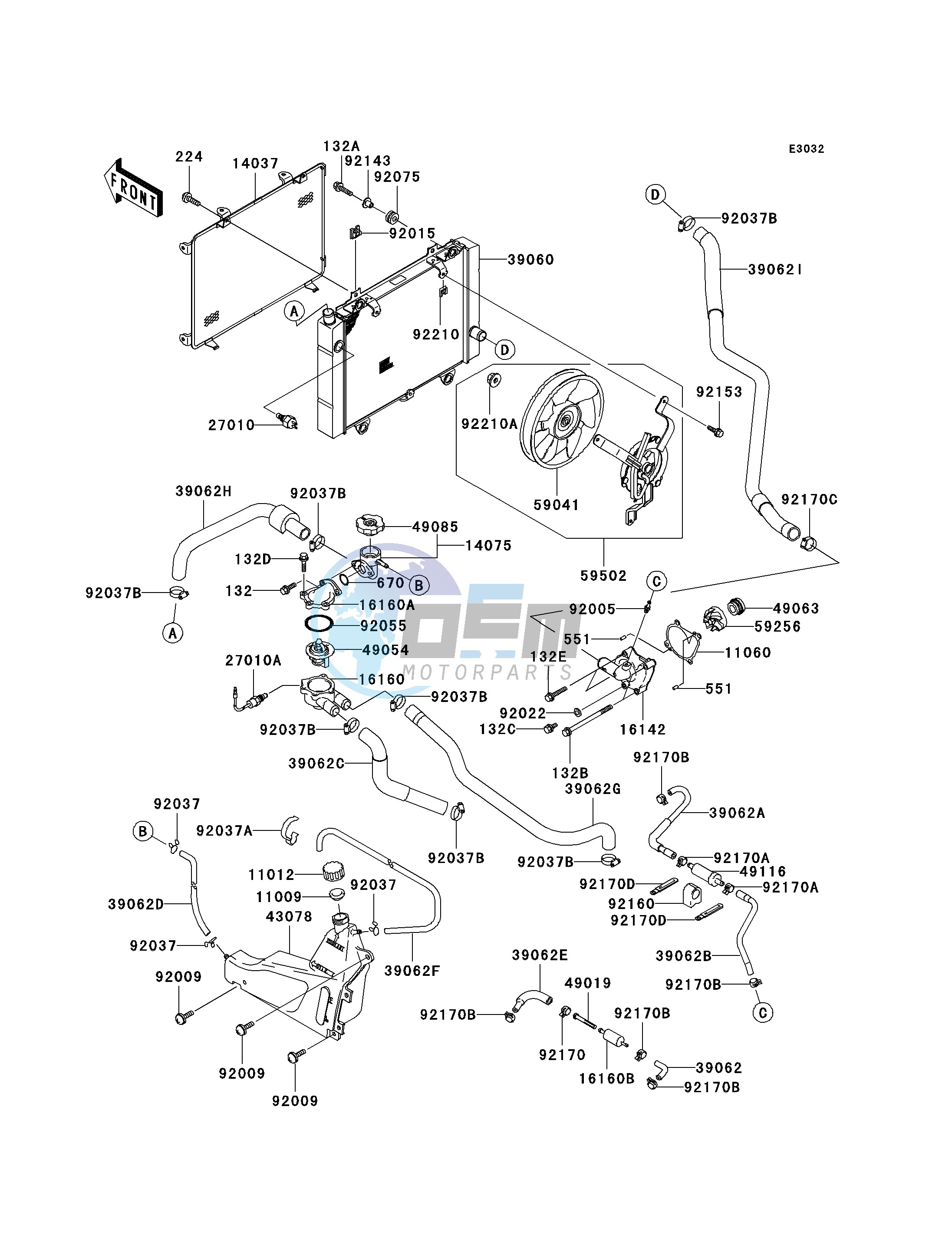 RADIATOR -- -JKAVF6A1 4B504673- -